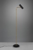 Immagine di Piantana Marley Ottone Nero Con Luce Direzionabile 151 cm Trio Lighting
