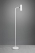 Immagine di Piantana Moderna Sottile Con Faretto Orientabile Bianco Marley Trio Lighting