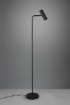 Immagine di Piantana Nera Sottile Luce Orientabile Led GU10 Marley Trio Lighting