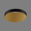 Immagine di Incasso Rotondo Sporgente Einar GU10 Nero Oro 82 mm ACB