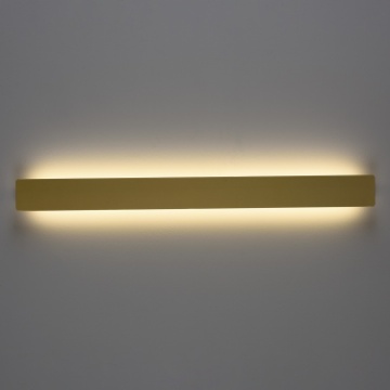 Immagine di Applique Fosca Rettangolo Oro Led CCT Sopra e Sotto Parete L90 cm ACB