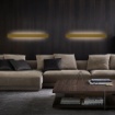 Immagine di Applique Lineare Fosca Oro 90 cm Led CCT 30W Luce Sopra e Sotto ACB