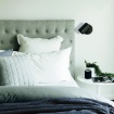 Immagine di Applique Luce Lettura Nera con Faretto Spot GU10 Orientabile Gina ACB