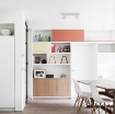 Immagine di Lampada Da Soffitto Parete Due Faretti GU10 Orientabili Gina Bianco L35 cm ACB