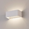 Immagine di Applique Squadrata Led Biemissione Icon Bianco 20 cm Luce Selezionabile ACB