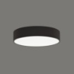 Immagine di Plafoniera Rotonda 40 cm Isia Nera Led 40w CCT ACB