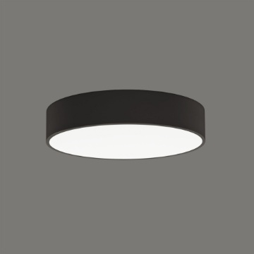 Immagine di Plafoniera Rotonda 40 cm Isia Nera Led 40w CCT ACB