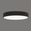 Immagine di Plafoniera Tonda 60 cm Nera Led 55w Colore Luce Selezionabile Isia ACB