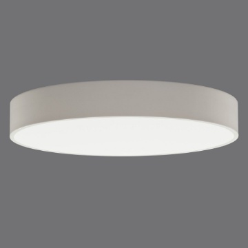 Immagine di Grande Plafoniera Bianca Isia 80 cm Led 67w CCT ACB