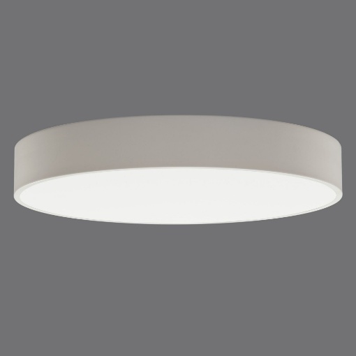 Immagine di Grande Plafoniera Bianca Isia 80 cm Led 67w CCT ACB