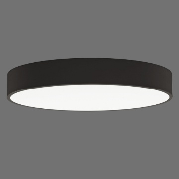 Immagine di Plafoniera Rotonda 80 cm Led 67w CCT Isia Nero ACB