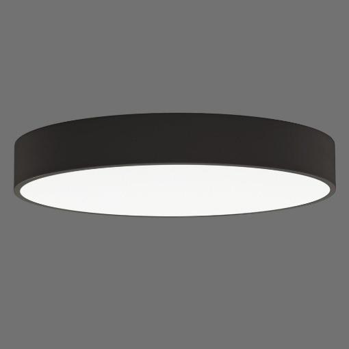 Immagine di Plafoniera Rotonda 80 cm Led 67w CCT Isia Nero ACB