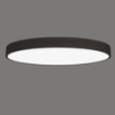 Immagine di Grande Plafoniera Rotonda Isia Nero 100 cm Led 126w CCT ACB
