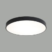 Immagine di Plafoniera Circolare Piatta London Nero 60 cm Led CCT 39w ACB