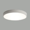 Immagine di Plafoniera Bianca London 60 cm Design Piatto Led DALI 39w CCT ACB