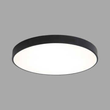 Immagine di Plafoniera Piatta Nera London 60 cm Led 39w CCT DALI Dimmerabile ACB