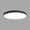 Immagine di Plafoniera Piatta London Nero 80 cm Led 70w CCT ACB
