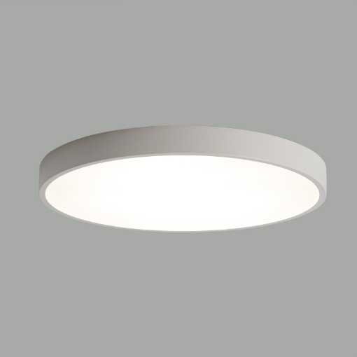 Immagine di Plafoniera London Bianca 80 cm Led 70w CCT Dimmer Dali Push ACB