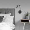 Immagine di Lampada Faretto Nero Orientabile Per Comodino Led 3000k Lyon ACB
