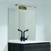 Immagine di Lampada Led Da Specchio 45 cm Ottone Menorca IP44 ACB