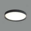 Immagine di Plafoniera Led Rotonda Minsk Nero 40 cm 22w CCT ACB