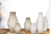 Immagine di Piantana Decorativa Bianca Bombata 135 cm Vaso Mirta 3xE27 ACB