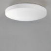 Immagine di Plafoniera Per Bagno Vetro Bianco 28cm Moon Led 18w CCT IP44 ACB
