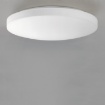 Immagine di Plafoniera Tonda Vetro Bianco Moon 50 cm Led CCR 36w IP44 ACB