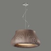 Immagine di Lampada a Sospensione Nanok 3xE27 Listelli Marroni Ø60 cm ACB