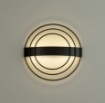 Immagine di Applique Decorativa Nera Ringo 3 Cerchi Concentrici Led Ø35,5 cm ACB