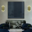 Immagine di Applique Oro Cannettato Luce Decorativa Parete Led 3000k Robin ACB
