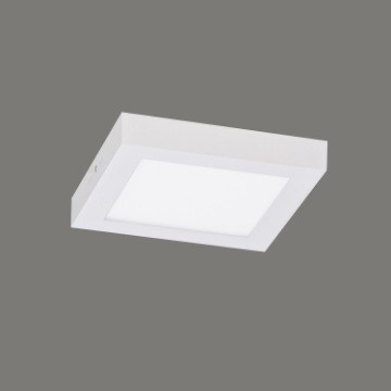 Immagine di Plafoniera Bianca Sky Box Led 18w Luce Calda o Naturale 18x18 cm ACB