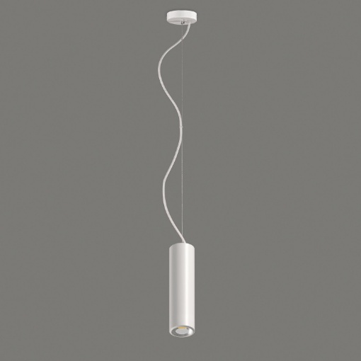 Immagine di Sospensione Tubolare Led 8w Studio Bianco Ø7 cm ACB