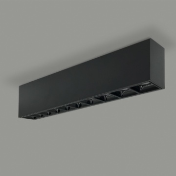 Immagine di Plafoniera Rettangolare Tango Led 20w Nero L26,9 cm ACB