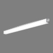 Immagine di Applique Squadrata Cromo 60cm Da Specchio Led 18w CCT Tavi IP44 ACB