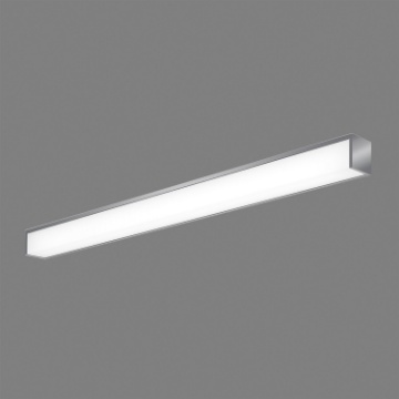 Immagine di Applique Squadrata Cromo 60cm Da Specchio Led 18w CCT Tavi IP44 ACB
