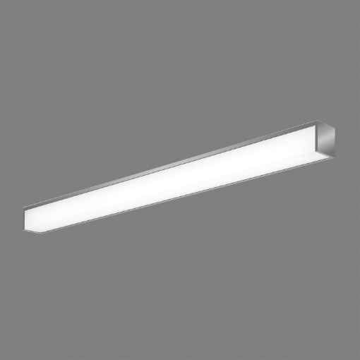 Immagine di Applique Squadrata Cromo 60cm Da Specchio Led 18w CCT Tavi IP44 ACB