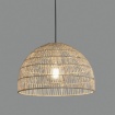 Immagine di Lampadario Cupola in Rattan Evens Ø40 cm ACB