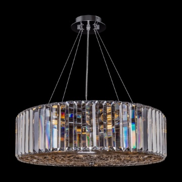 Immagine di Grande Lampadario Piastre Cristallo Sala da Pranzo Recinto Maytoni