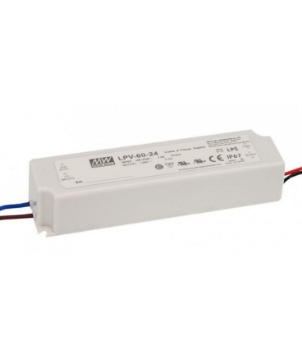 Immagine di Driver MW LPV 60w Output 24v IP67 Intec Light