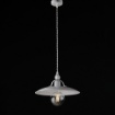 Immagine di Sospensione Cucina Rustica Contemporanea Cantina 1xE27 Bianco Argento Be Light