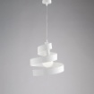 Immagine di Sospensione Cameretta Moderna Spirale Bianca Helix 1xE27 Be Light