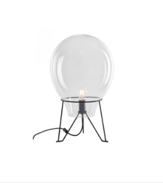 Immagine di Lampada Da Terra Ampolla Vetro Trasparente 50 cm Azuma Fan Europe
