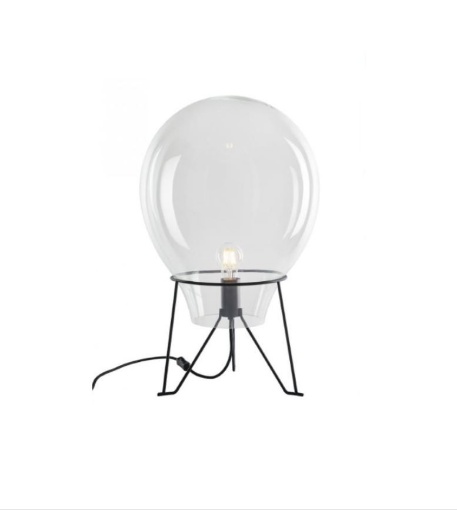 Immagine di Lampada Da Terra Ampolla Vetro Trasparente 50 cm Azuma Fan Europe