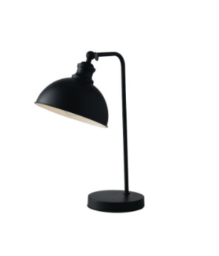Immagine di Lampada Tavolo Industriale Nera Charleston Fan Europe