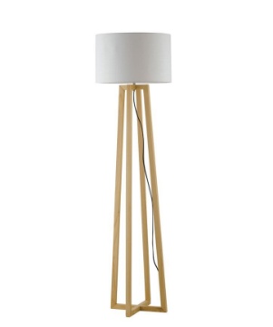 Immagine di Piantana Per Soggiorno Stile Nordico Legno Naturale Berry Fan Europe