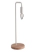 Immagine di Lampada Tavolo Minimal Base Legno Sushi Bianco Fan Europe