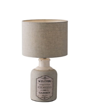 Immagine di Lampada Da Tavolo Per Salotto In Ceramica Beige Factory M Fan Europe