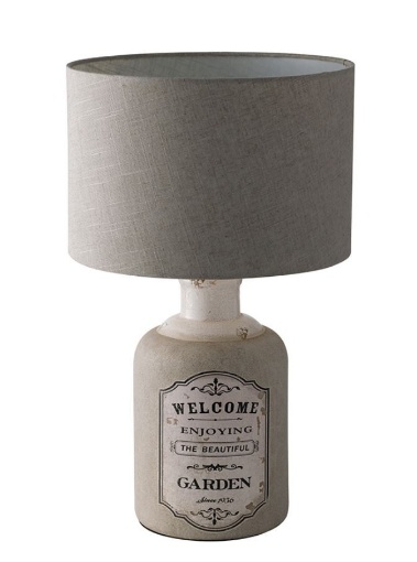 Immagine di Lampada Da Tavolo Per Salotto In Ceramica Beige Factory XL Fan Europe