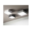 Immagine di Plafoniera Esterno Quadrata Bianca 30x30 cm Picca IP65 Ondaluce